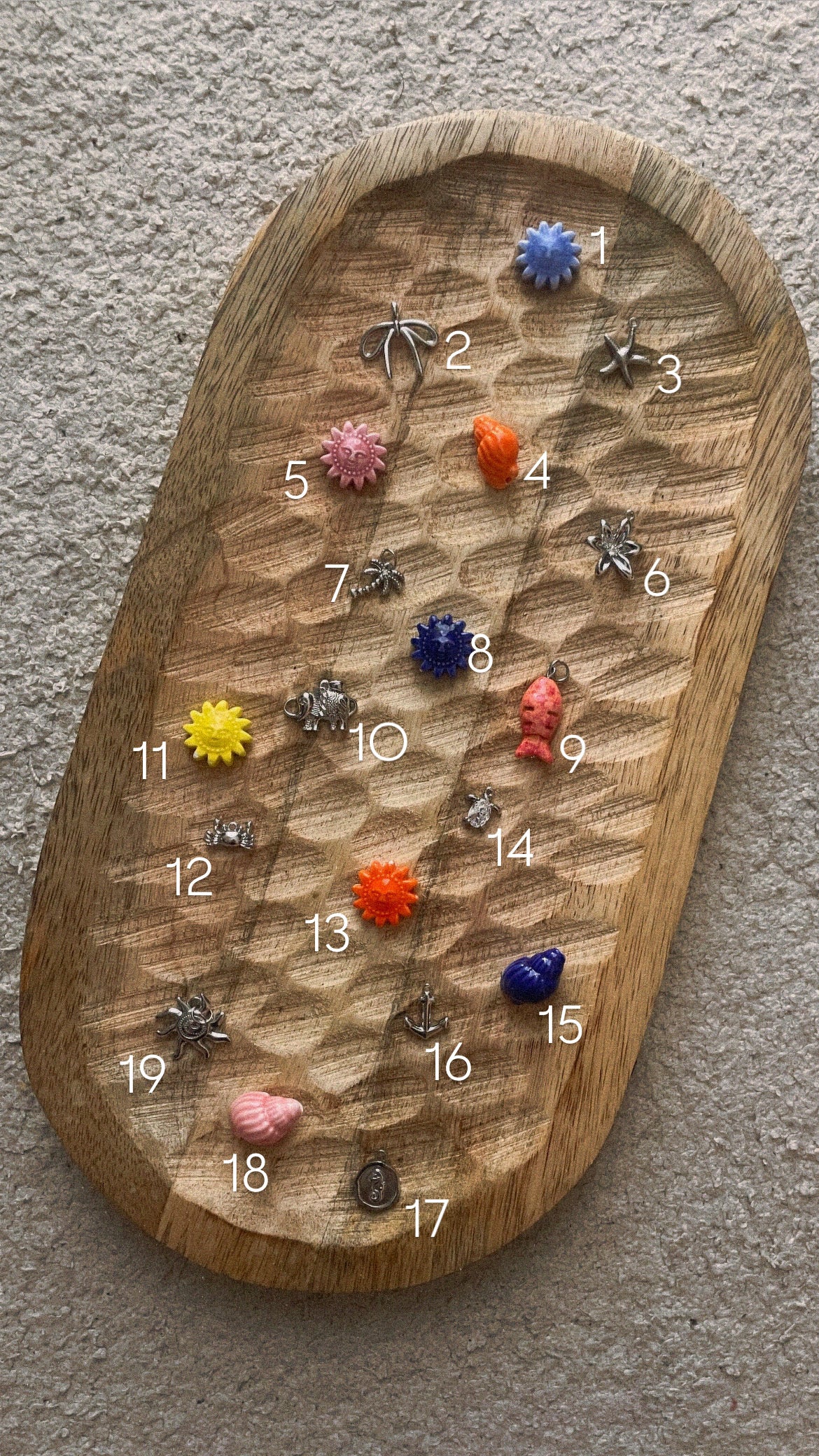 Charms collier Rivage